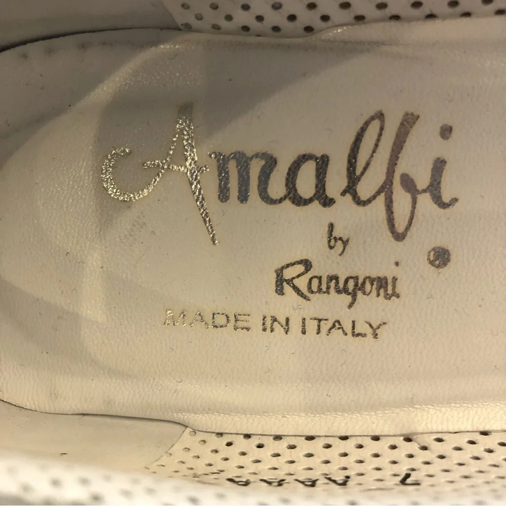 Amalfi by Rangoni Leather Pumps Made in Italy/Size 7AAAA - Picture 9 of 15
